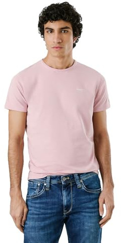 Pepe Jeans T-Shirt pour Homme, Rose (Rose cendré), XL