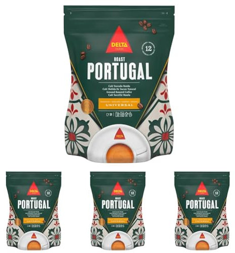 Delta Portugal - Café Molido Natural- 220 GR (Paquete de 4)