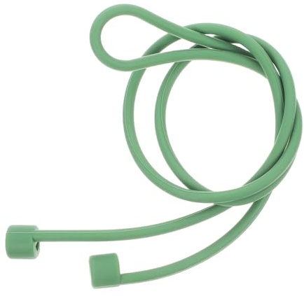 SEWOART Cordón Antipérdida para Sujetar Auriculares Verde para Auriculares de Silicona Correa Desmontable Diseño Cómodo y Resistente para Uso Diario