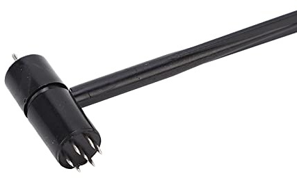 Walfront Marteau à Aiguille étoile, Marteau à Aiguille en Acier Inoxydable, Manche ABS avec 5pcs, Petit et Pratique