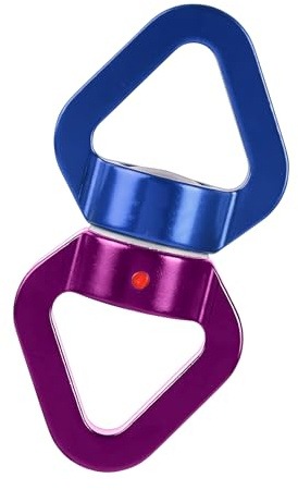 Bkljkf Climbing | Lockable Swivel 30kN for Heavy Duty, Hiking Equipment Camping Backpack Box Rope Bag Gym for Outdoor