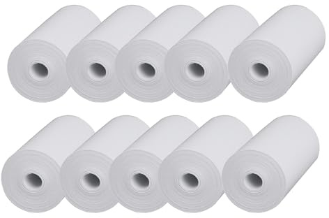 Remingtape 10 termopapper registrering kassaskåp POS kvitton 57 x 30 mm termopapper för skrivare registrering kassa