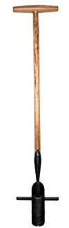 Unbekannt Krumpholz Zwiebelpflanzer 9 cm Konus, mit Tritt und Eschen-T-Stiel