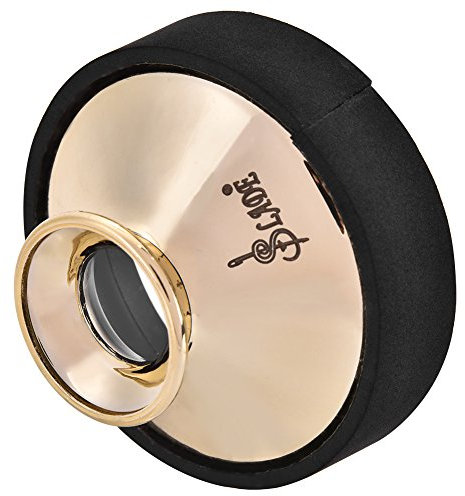 Yosoo Health Gear Altsaxophon Mute Silencer, Dämpfer für Altsaxophon, ABS Kunststoff, Gold