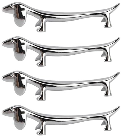 Soporte para Cubiertos de Plata, Palillos con Forma Animal, Estante Versátil Cocina, Mesa Comedor, Tenedor, Cuchara, 4 Uds. (Pssopp9tu7y6gxw4-12)