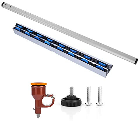 Herramienta de Corte de Vidrio de Diamante de Alta Resistencia de 60 Cm con Cortador de Rodillo en Forma de T Autolubricante para Corte de Precisión, Perfecta para Proyectos de