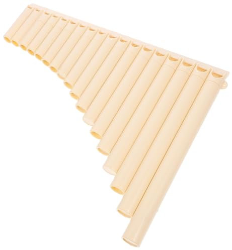 DRESSOOS 1 Set Professionelle 18-rohr-panflöte Tragbare Panflöte Für Anfänger (beige)