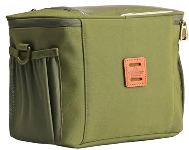 Tourbn TOURBON - Borsa termica da manubrio per bicicletta, in nylon, impermeabile, con tracolla