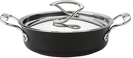 Circulon Style Hard Anodised Sauteuse, 20cm/1.7L, Black