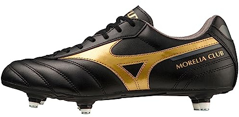 Mizuno Unisex Morelia II Club Sisoccer, Nero Oro Ombra Scuro, 40.5 EU