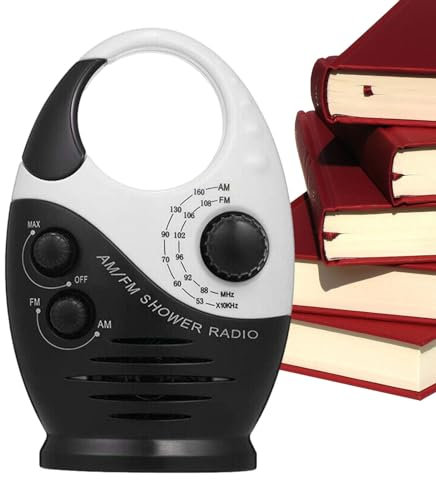 Radio extérieure étanche, Radio à Piles - Radio de pour Usage intérieur et extérieur, Haut-Parleur pour la Maison, l'extérieur, la Plage et la Salle de Bain