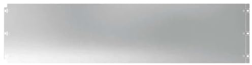vidaXL Rabattkanter 10 st 25x103 cm galvaniserat stål