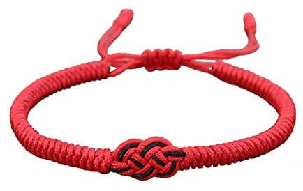XuQiZZpp Wellenarmbänder, konzentrischer Knoten, für Teenager, Jungen, Mädchen, handgefertigt, verstellbar, Seilschmuck, Strand-Fußkettchen, 10*2*2cm, Baumwollseil