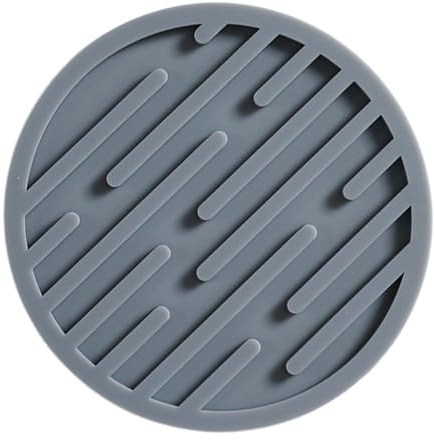 Posavasos para bebidas, almohadillas de silicona antideslizantes, posavasos de vidrio resistentes al calor, posavasos de silicona para bebidas, portavasos de 10 cm con aislamiento térmico, posavasos