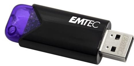 EMTEC USB-STICK 128GB B110 USB 3.2 CLICK EASY PURPLE