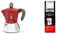 Bialetti New Moka Induction Caffettiera Adatta All'Induzione, 2 Tazze, 90 Milliliters, Alluminio, Rosso & Perfetto Caffè Macinato, Gusto Classico - 1 X 250 Gr