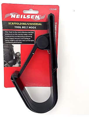 Neilsen CT5548 - Scaffolders Plastic Tool Belt Hook: Effective Tool Belt Accessory