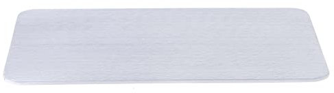 Holyart Piatto portacandela alluminio Spazzolato 20x14 cm rettangolare