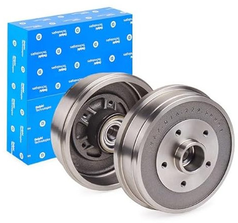 2x DELPHI BFR611 Bremstrommeln Set Ø229mm Hinten