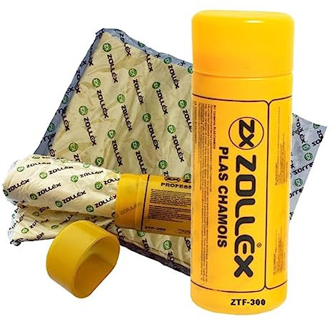 Zollex GmbH NEU Fensterleder Profi Auto Ledertuch Autoleder Lappen Profi Ledertuch 43x62cm Hochwertiges Reinigunstuch für streifenfreie Reinigung Ultra saugfähig