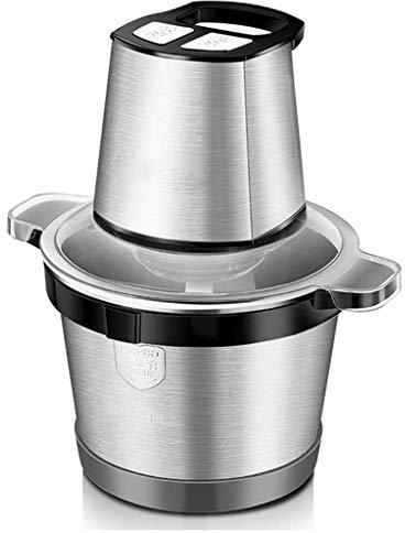 GaRcan Picadora de Carne, picadora eléctrica de Alimentos con Eje de Acero metálico, pequeño procesador de Alimentos de Cocina para Picar Verduras