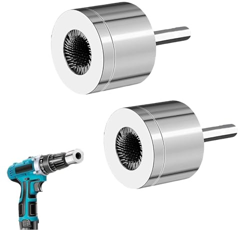 2 Piezas de Limpiador de Tuberías Cobre con Cepillo de Perforación y Cerdas Finas de Acero para Herramientas de Limpieza