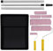 Paint Roller Set, 10Pcs 9-inch Paint Roller and Tray Set with Extension Pole, Paint Roller Set Long Handle, Paint Tool Kit for Walls and Ceilings