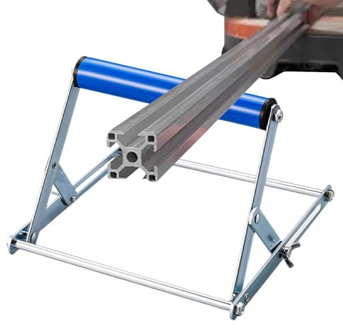 Table Saw Roller Stand – Cutting Machine Support Frame, Adjustable Cutting Machine Support Frame | Heavy-Duty Woodworking Table Base, Garage Workshop Equipment, and Portable Power Tool Mount