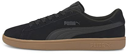 PUMA Unisex Puma Smash v2 Low-Top, Puma Black-Puma Black, 47 EU