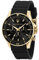 Maserati Herrenuhr, Sfida Kollektion, aus Edelstahl, Gelbgold PVD, Silikon, mit Silikon-Armband - R8871640001