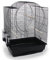 Vogelkäfig Emma 72x54x38cm schwarz Wellensitiche Kanarien Vogelhaus Vogelbauer