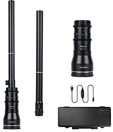 AstrHori 18mm F8 2X Makro-Sondenobjektiv APS-C Weitwinkel Wasserdichtes Vorderteil 2:1 Vergrößerung für Canon EF Mount DSLR-Kameras