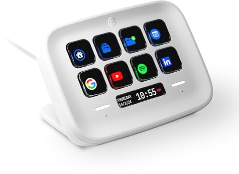 Elgato Stream Deck Neo – 8 Customizable Keys, 2 Touch Points, Speed Through Tasks & Workflows - Control Word, Excel, PowerPoint, Teams, Zoom, Spotify and more, Drag-’n-Drop Setup - Works with Mac & PC