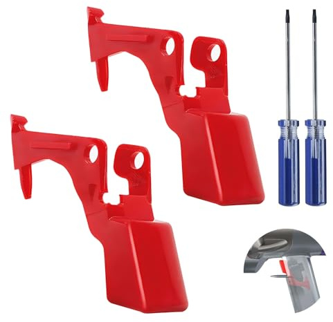 DALAETUS 4 Piezas V10 V11 Interruptor Botón Gatillo para Dyson Aspiradora Set, Piezas de Repuesto del Botón de Encendido con 2 Destornilladores, Duradero Botón Repuestos para Dyson Aspiradora V10 V11