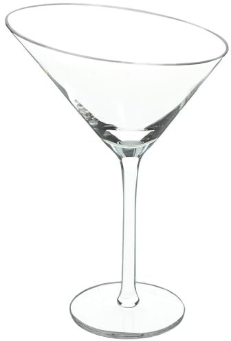 Juego de 6 copas de 200 cc Martini de cristal transparente Andrea Fontebasso línea Margot