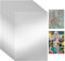 PH PandaHall 50 Feuille Aluminium Feuilles de Papier 20x30cm Métallique Décorative pour Gaufrage Peinture Salle de Classe Projet Artistique en Relief Bricolage 70 µm D'Épaisseur Argenterie