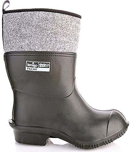 LEMIGO Gefütterte Herren Filzstiefel LMG-804 (Schwarz, 49)