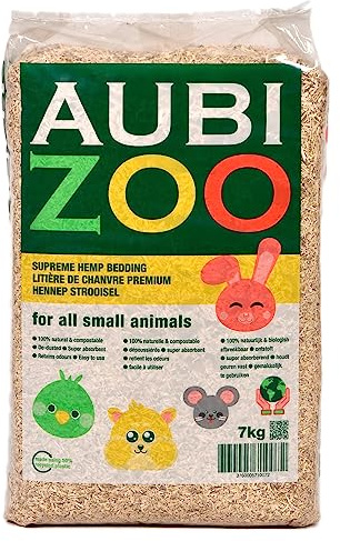 Paille de chanvre 7kg - Aubi Zoo