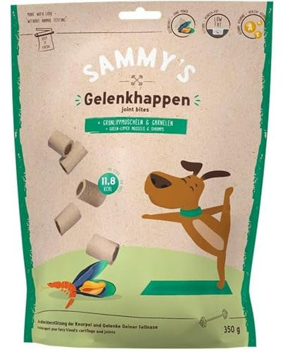 Sammy´s Gelenkhappen | Funktionssnack für Hunde | Zur aktiven Unterstützung der Knorpel und Gelenke | 1 x 350 g