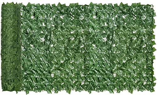 Efeu Sichtschutz Ausziehbar Efeu Sichtschutz Balkon Künstlicher Zaun Laub Balkonschutz 0609(2x4m/6.56x13.12ft)