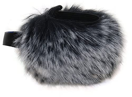 The Lord of the Tools Furry Microphone Windscreen Muff Compatible with Tascam DR-40X DR-40 Portable Digital Recorder Outdoor Mic Wind Cover Shield Microphone Pop Filter