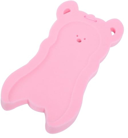 PRETYZOOM Geschmeidige Badeschwamm Matte Rosa Aus Sicherem Rutschfestem Material Für Neugeborene Mit Kopf Und Rückensupport Wasserabweisend Und Schnell Trocknend