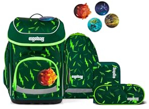 ergobag cubo Set ergonomischer Schulranzen Klassisch 5-teilig 1. Klasse Grundschule