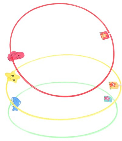 SOPOTUTU 3 pièces Lot de Anneaux de Plongée pour Piscine Jouets Aquatiques Colorés pour Entraînement Natation Garçon Fille Jeu Extérieur Sécurisé