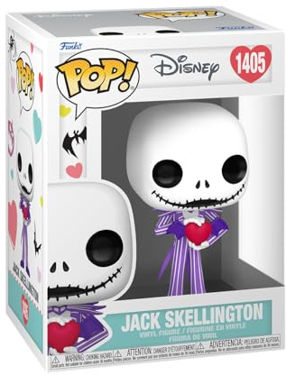 Funko POP! Disney: the Nightmare Before Christmas Valentines - Jack Skellington - Collectable Vinyl Figure - Gift Idea - Official Merchandise - Toys for Kids & Adults - Movies Fans