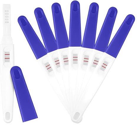 RoserRose Test di Gravidenza, Test Gravidanza, Pregnancy Test da 7 pz HCG Ultrasensibile in Stick Sicuro e Semplice da Usare - Risultato Chiaro - Facile da Usare (C)