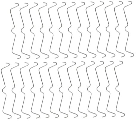 Cabilock 60stücke Edelstahl Hakenschloss Für Stecktafeln Hakenstopper Stecktafelhaken Stecktafel Zubehör Edelstahl Hakenhalter Organisationshilfe Für Garage Und Bastelraum