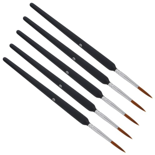 UKCOCO Lot de 5 Pinceaux de Pollinisation Portatifs pour Arbres Fruitiers, Légumes et Plantes Succulentes, Brosse Pollinisatrice Légère et Polyvalente pour Jardinage Extérieur et Potager