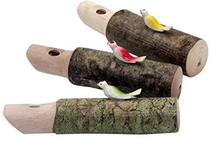 GICO Kuckuckspfeife aus Holz, Set 3-tlg, Mitgebsel Kindergeburtstag - 7937