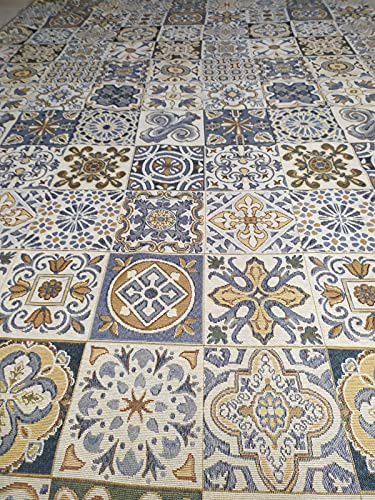 Tessuto Stoffa in Gobelin per Divano Tovaglie Cuscini Fodere Granfoulard a Metraggio Altezza 280 Cm (50)